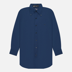 Мужская рубашка Evisu Nashville 3 Button-Down Indigo Dobby синий, Размер L