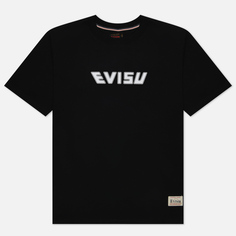 Мужская футболка Evisu Heritage Graffiti Daruma Tonal Daicock Printed чёрный, Размер XL