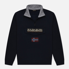 Мужская толстовка Napapijri Burgee Half Zip синий, Размер XL