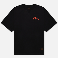 Мужская футболка Evisu Heritage 2-Tone Godhead Printed чёрный, Размер S