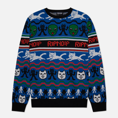 Мужской свитер Ripndip Jolly Holiday Knit синий, Размер S
