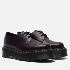 Ботинки Dr. Martens 1461 Smooth Leather Platform бордовый, размер 40 EU