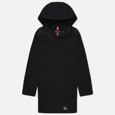 Женская куртка парка Alpha Industries Colorblock Hooded чёрный, Размер L