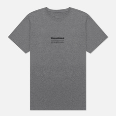 Мужская футболка maharishi Miltype Crew Neck серый, Размер S