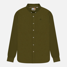 Мужская рубашка Timberland Mill River зелёный, Размер S