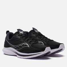 Мужские кроссовки Saucony Kinvara 13 чёрный, размер 46.5 EU