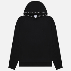 Мужская толстовка Lacoste Regular Fit Branded Hoodie чёрный, Размер M