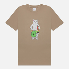 Мужская футболка Ripndip BBQ Day бежевый, Размер XL