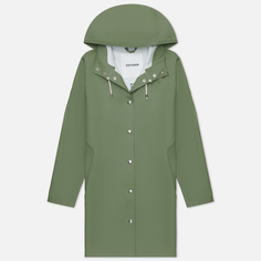 Женская куртка дождевик Stutterheim Mosebacke зелёный, Размер XS