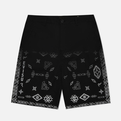 Мужские шорты Evisu Heritage Nomadic Printed Woven чёрный, Размер S