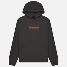 Мужская толстовка Napapijri Box Hoodie Loose Fit серый, Размер S
