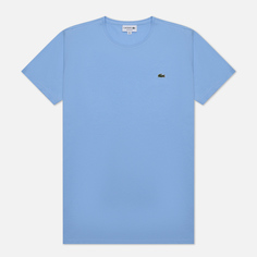 Мужская футболка Lacoste Single-Color Jersey голубой, Размер S