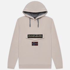 Мужская толстовка Napapijri Burgee Winter Hoodie бежевый, Размер XL