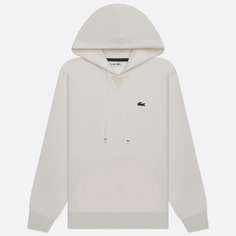 Женская толстовка Lacoste Loose Fit Cotton Blend Hoodie белый, Размер XS