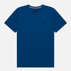 Мужская футболка Hackett Logo Classic Fit синий, Размер XL