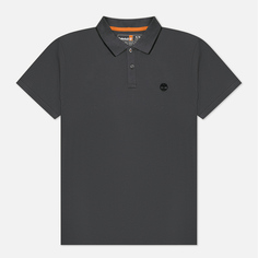 Мужское поло Timberland Millers River Print Collar серый, Размер S
