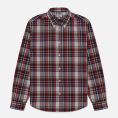 Мужская рубашка Woolrich Poplin Madras красный, Размер XL