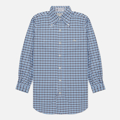 Мужская рубашка Evisu Nashville 3 Button-Down Check голубой, Размер S