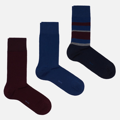 Комплект носков Falke 3-Pack Happy Box комбинированный, Размер 39-42 EU