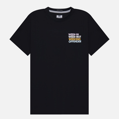 Мужская футболка Weekend Offender Week In Week Out Graphic чёрный, Размер XS