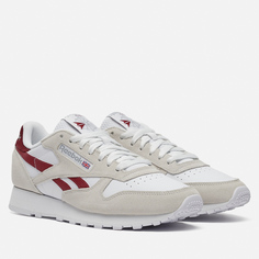 Мужские кроссовки Reebok Classic Leather серый, размер 44 EU