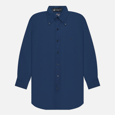 Мужская рубашка Evisu Nashville 3 Button-Down Indigo Dobby синий, Размер S