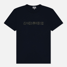 Мужская футболка Woolrich Intarsia синий, Размер L