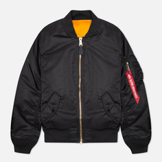 Мужская куртка бомбер Alpha Industries MA-1 Slim Fit чёрный, Размер L