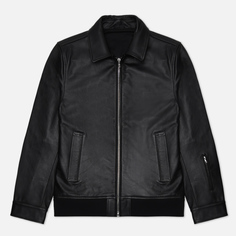 Мужская демисезонная куртка SOPHNET. Leather Zip чёрный, Размер XL