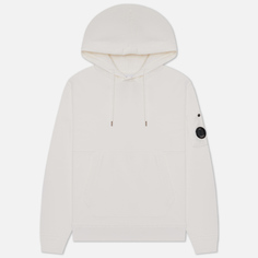 Мужская толстовка C.P. Company Cotton Fleece Hoodie Garment Dyed белый, Размер XXXL