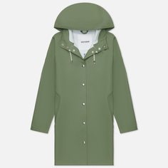 Женская куртка дождевик Stutterheim Mosebacke зелёный, Размер L