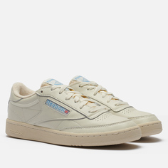 Кроссовки Reebok Club C 85 Vintage бежевый, размер 35 EU