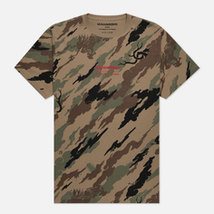 Мужская футболка maharishi Miltype Camo камуфляжный, Размер S