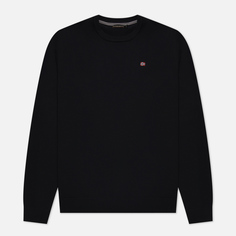 Мужской свитер Napapijri Droz Crew Neck чёрный, Размер S