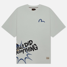 Мужская футболка Evisu Heritage Transforming Daruma Printed зелёный, Размер S