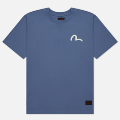 Мужская футболка Evisu Basic Crew Neck Seagull Print синий, Размер XL