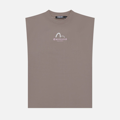 Женская майка Evisu Evisukuro Logo Print бежевый, Размер L