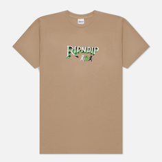 Мужская футболка Ripndip Strange Forest бежевый, Размер S