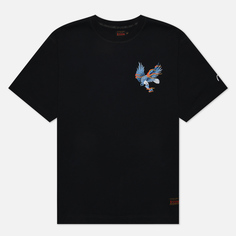 Мужская футболка Evisu Printed Evisu & Eagle Embroidered чёрный, Размер M