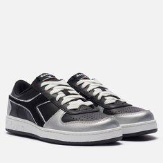 Женские кроссовки Diadora Magic Basket Low Space чёрный, размер 37 EU