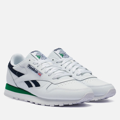 Кроссовки Reebok Classic Leather белый, размер 40 EU