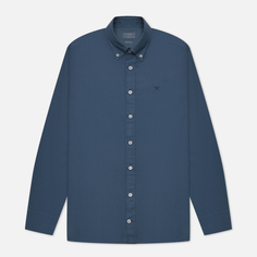 Мужская рубашка Hackett Garment Dyed Oxford Slim Fit зелёный, Размер S