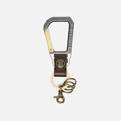 Ключница Master-piece Carabiner коричневый, Размер ONE SIZE