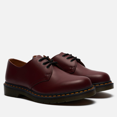 Ботинки Dr. Martens 1461 Smooth 3 Eye бордовый, размер 39 EU