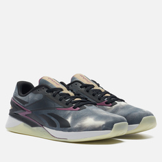 Кроссовки Reebok Nano X3 чёрный, размер 43 EU