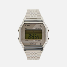 Наручные часы Timex T80 серебряный, Размер ONE SIZE