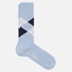 Носки Hackett Argyle голубой, Размер 40-43 EU