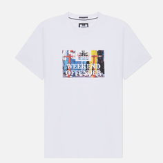 Мужская футболка Weekend Offender Bissel Graphic белый, Размер S