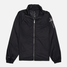 Мужская куртка ветровка Rick Owens x Champion Mountain Windbreaker Nylon чёрный, Размер XL