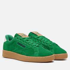 Кроссовки Reebok Club C 85 Grounds зелёный, размер 35 EU